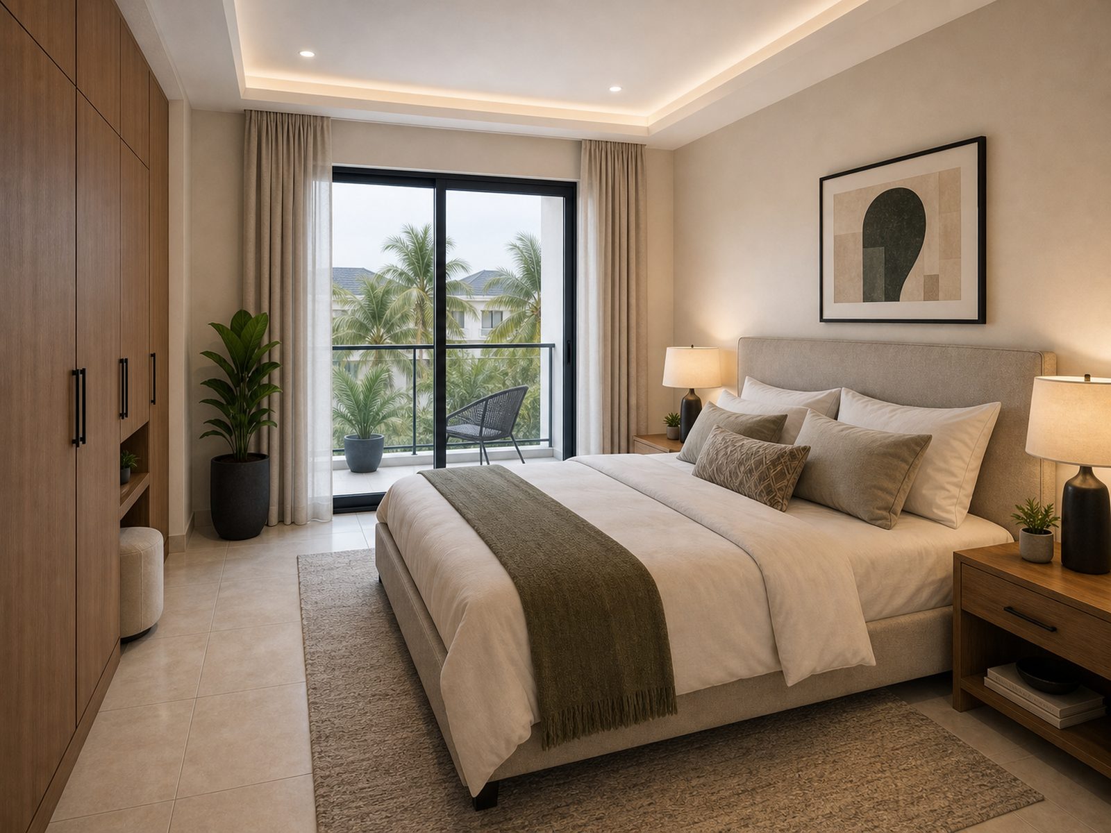 Baobab Apartments &ndash; Master bedroom